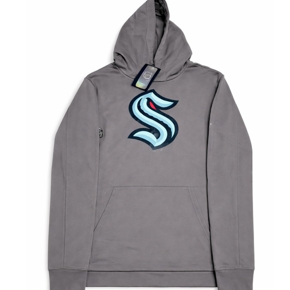 NHL Other - Seattle Kraken‎ NHL Hockey Pullover Hoodie Men's Gray Official Licensed size M